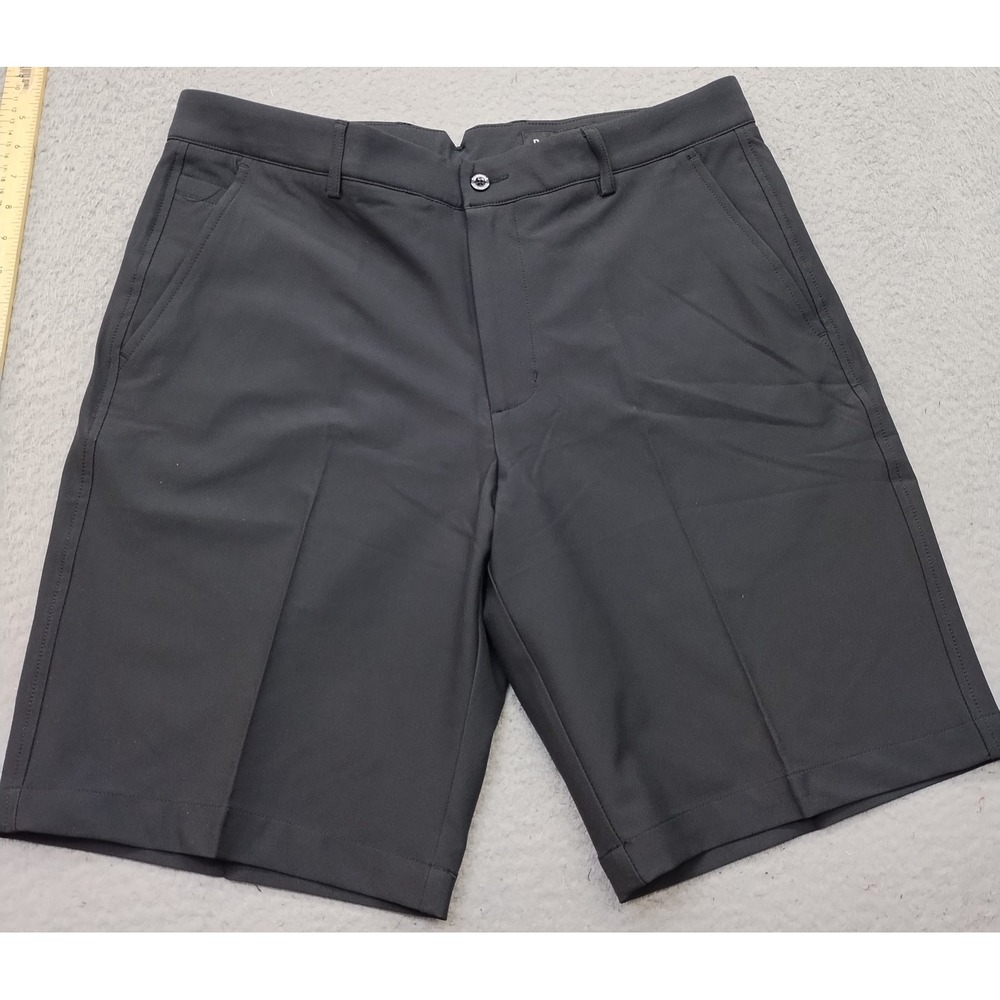 Dunning Golf Shorts Mens 34 Black Player Fit Woven Performance Stretch D7S13H055